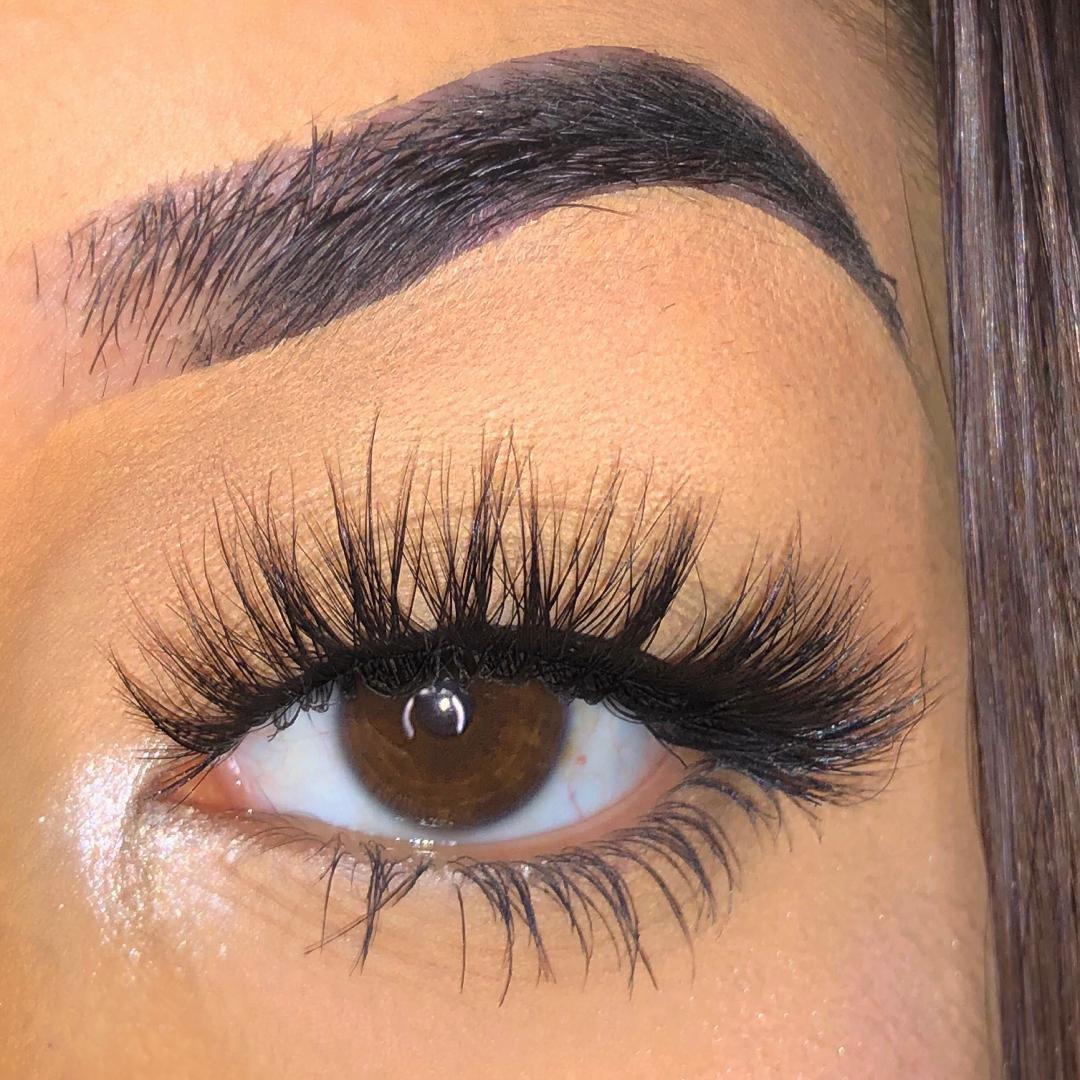 Princess-High Volume-Are you a full face of makeup type of girl? Make "Princess" your go-to mink lashes for a BOLD and SEXY look! "Princess" is for our PRETTY ladies that love the drama. These are extra fluffy, soft, and lightweight on your eyes. Full volume from root to end, you won't go unnoticed. Also available in our "Best Sellers (3-Pack)" and "Dramatic (3-Pack)" Description Handmade, Cruelty-Free, Wear up to 30x Material: 100% Mink Band: Thin, Black Cotton Band Volume: High Style: Dramatic