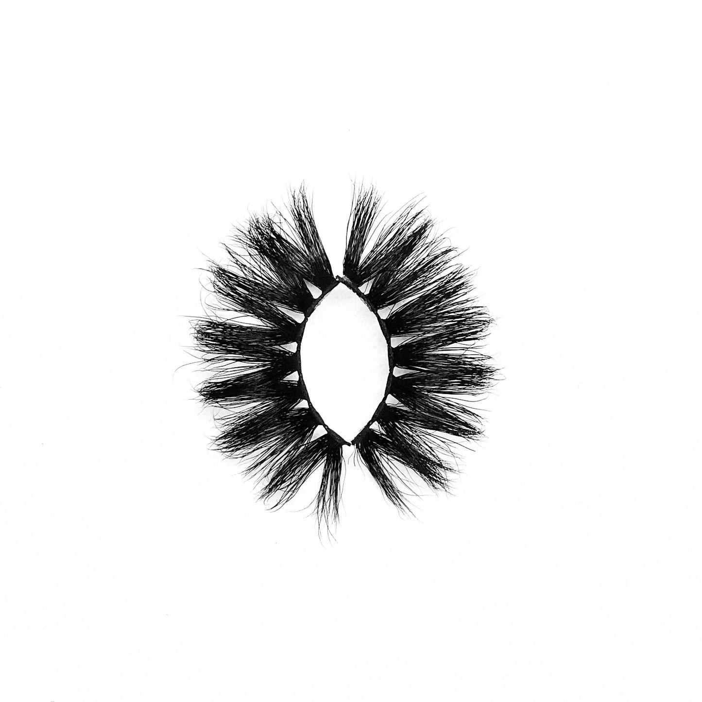 Babydoll-Mega Volume-Our “Babydoll” 5D mink lashes are 25mm long!!! The bigger the better right? Take your look/style to the next level with these dramatic lashes. Super fluffy, soft, and lightweight. Also available in our "Pretty Gal (3-Pack)." Try our "Indespoiled" lashes for a shorter look! Description Handmade, Cruelty-Free, Wear up to 30x Material:100% Mink Band: Black Cotton Band Volume: Mega Volume Style: Wispy, X-Long, Dramatic, Glam, Cat-eye To Use: Measure and size your lashes by placi