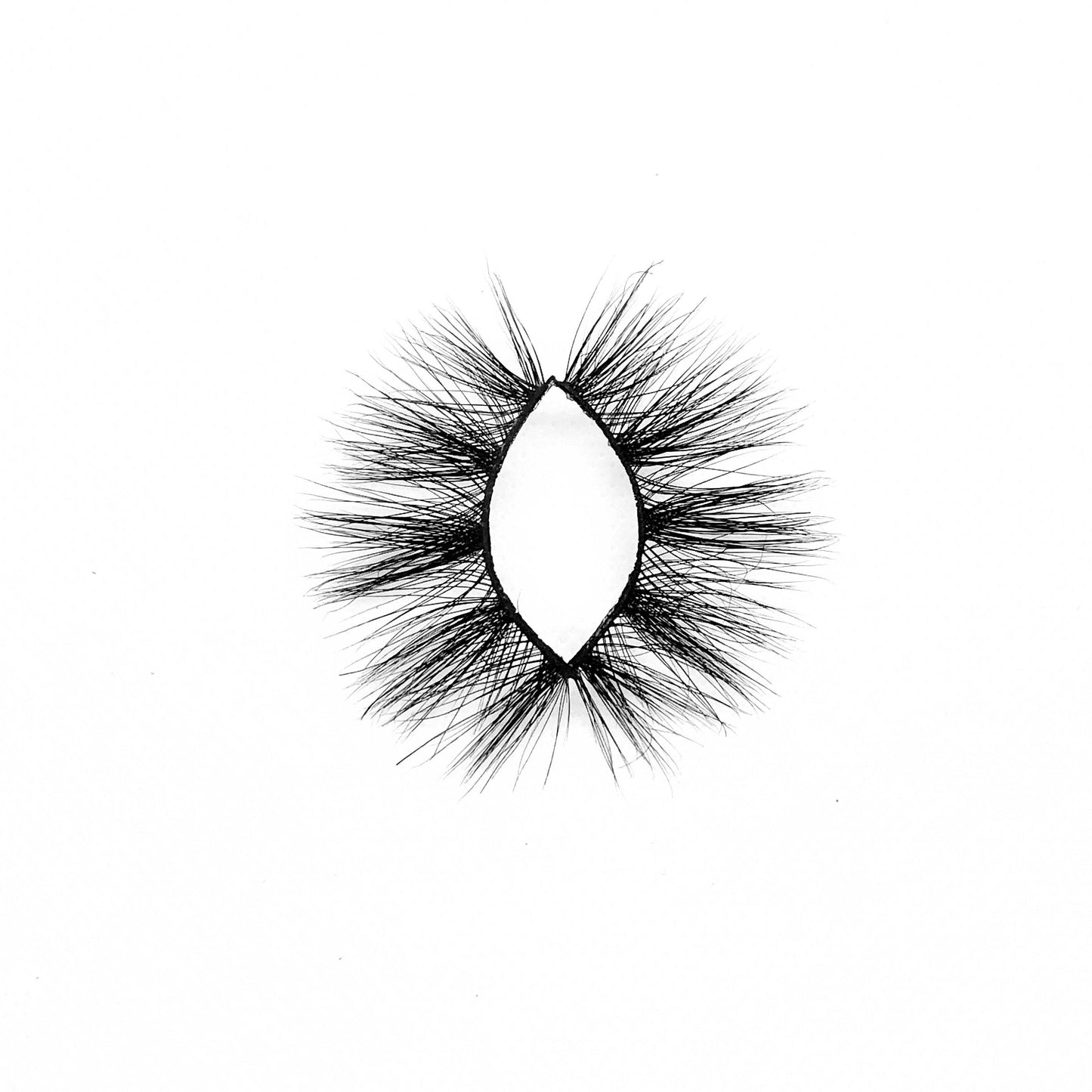 Cardi-Mega Volume-"Cardi” is the more dramatic, longer version of our “Serenity” lashes. These long, 25mm, 5D mink lashes give a dramatic wispy look. Super cute, girly, and flirty. These lashes can be styled for so many different occasions. Also available in our "Alpha Femme (3-Pack)." Try our "Serenity" lashes for a shorter look! Description Handmade, Cruelty-Free, Wear up to 30x Material: 100% Mink Band: Black Cotton Band Volume: Mega Volume Style: Dramatic, X-Long, Wispy, Open-eye To Use: Mea