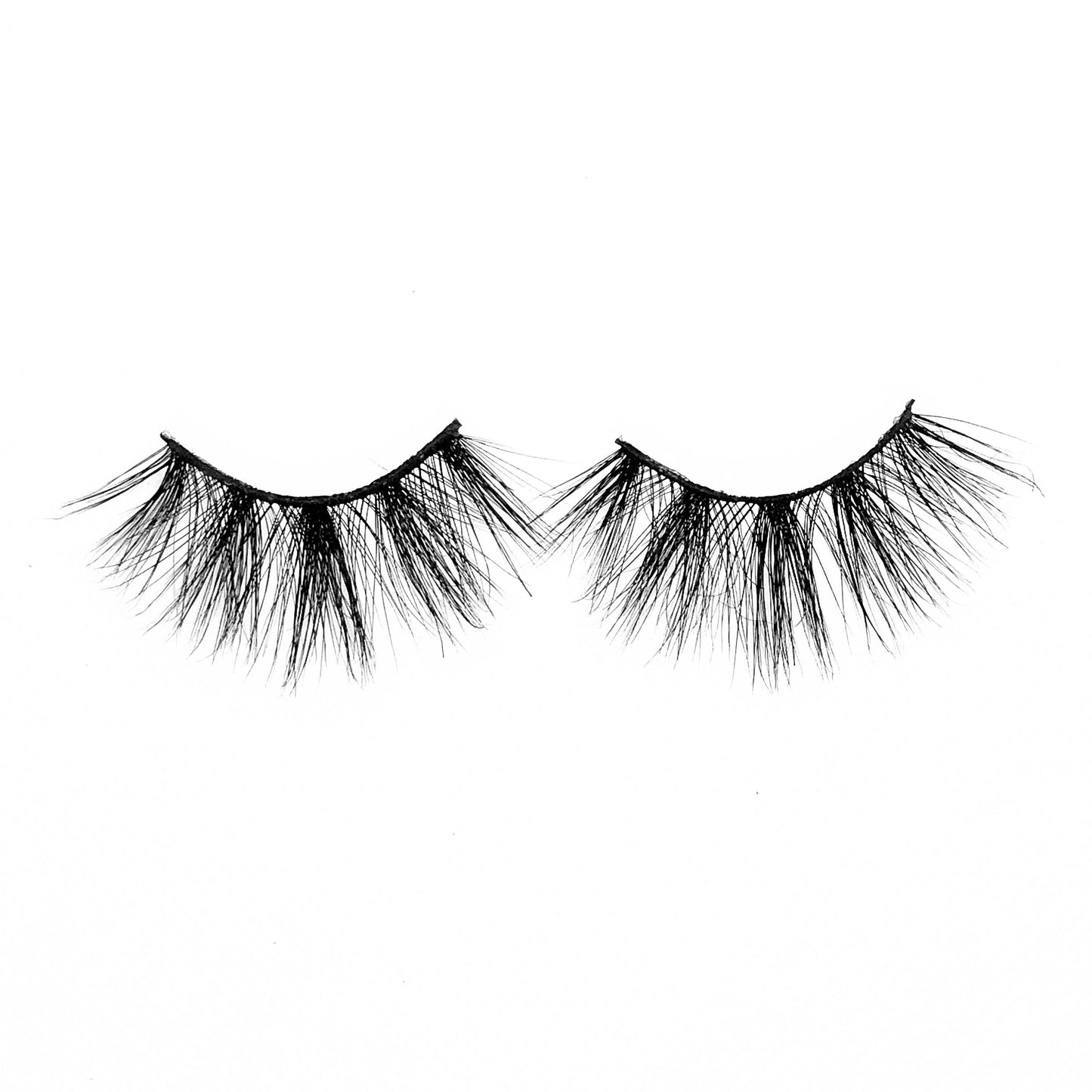 Alpha Femme (3-Pack)-Mega Volume-This set includes (3) 25mm mink lashes: Cardi Chyna Koriyan Description Handmade, Cruelty-Free, Wear up to 30x Material: 100% Mink Band: Black Cotton Band Volume:Mega Volume Style: Extra Long, Dramatic, Wipsy To Use: Measure and size your lashes by placing the false lash against your lash line where your natural lashes start. Using Mini Scissors, cut off the excess lash band length from the outer corners to ensure they fit properly. Apply a layer of Lash Adhesive