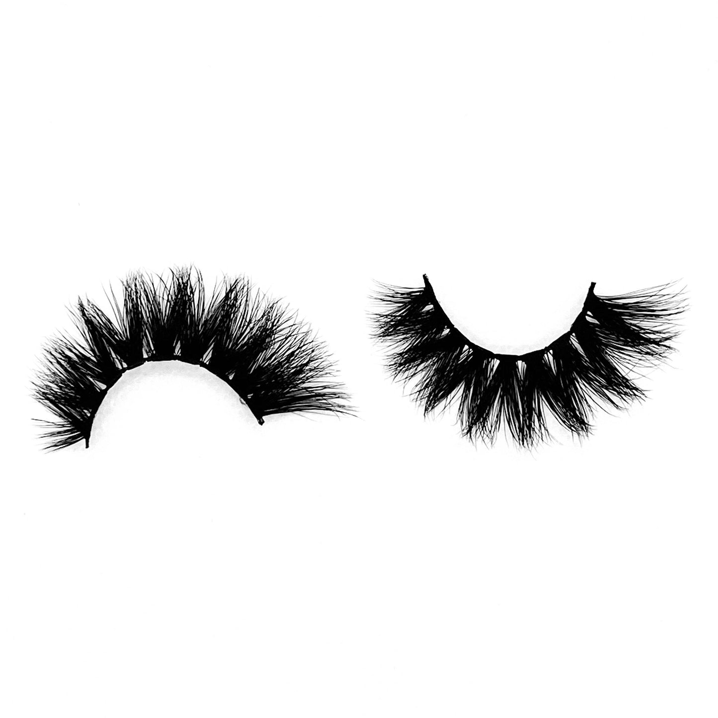 Finesser-High Volume-You're guaranteed to get away with anything in our full and fluffy "Finesser" lashes. "Finesser" is longer on the outer corners, giving you a fierce cat-eye look. These lashes serve extra glam for our ladies that love a sexy, wispy, dramatic look! Also available in our "Boss Up (3-Pack)." Try our "Amour" lashes for a shorter look! Description Handmade, Cruelty-Free, Wear up to 30x Material: 100% Mink Band: Thin, Black Cotton Band Volume: High Style: Dramatic, Long, Wispy, Ca