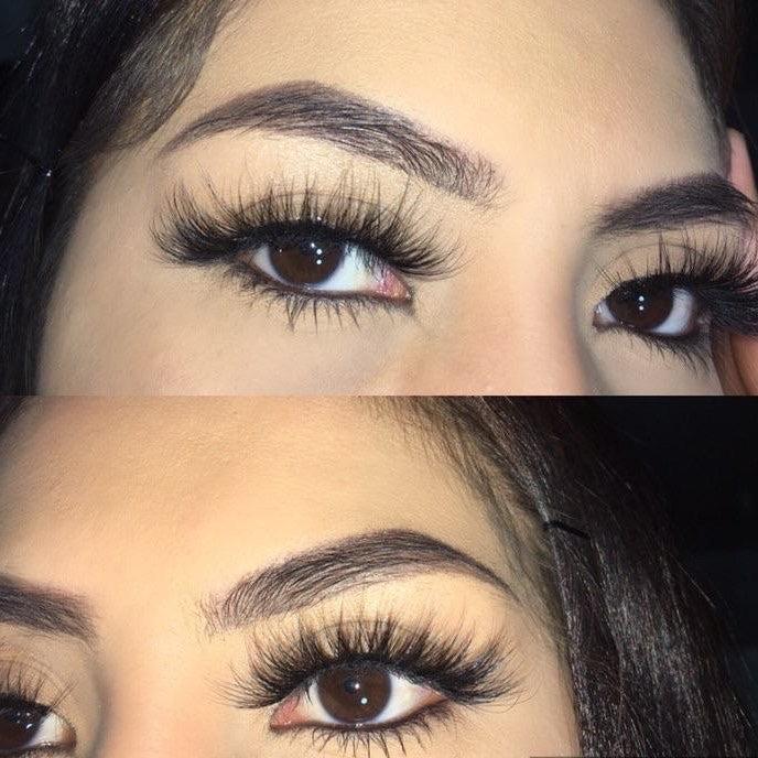 Queen-High Volume-"Queen" lashes are for our GLAM QUEENS. You’ll fall in love these stunning mink lashes because of their fluffiness and the extra curl on the outer corners. They're super comfortable and lightweight on your eyes for everyday wear. Whether you’re all about glam, or simply looking to up your lash game... you’ll LOVE this style! Also available in our "Dramatic (3-Pack)" Description Handmade, Cruelty-Free, Wear up to 30x Material: 100% Mink Band: Thin, Black Cotton Band Volume: High