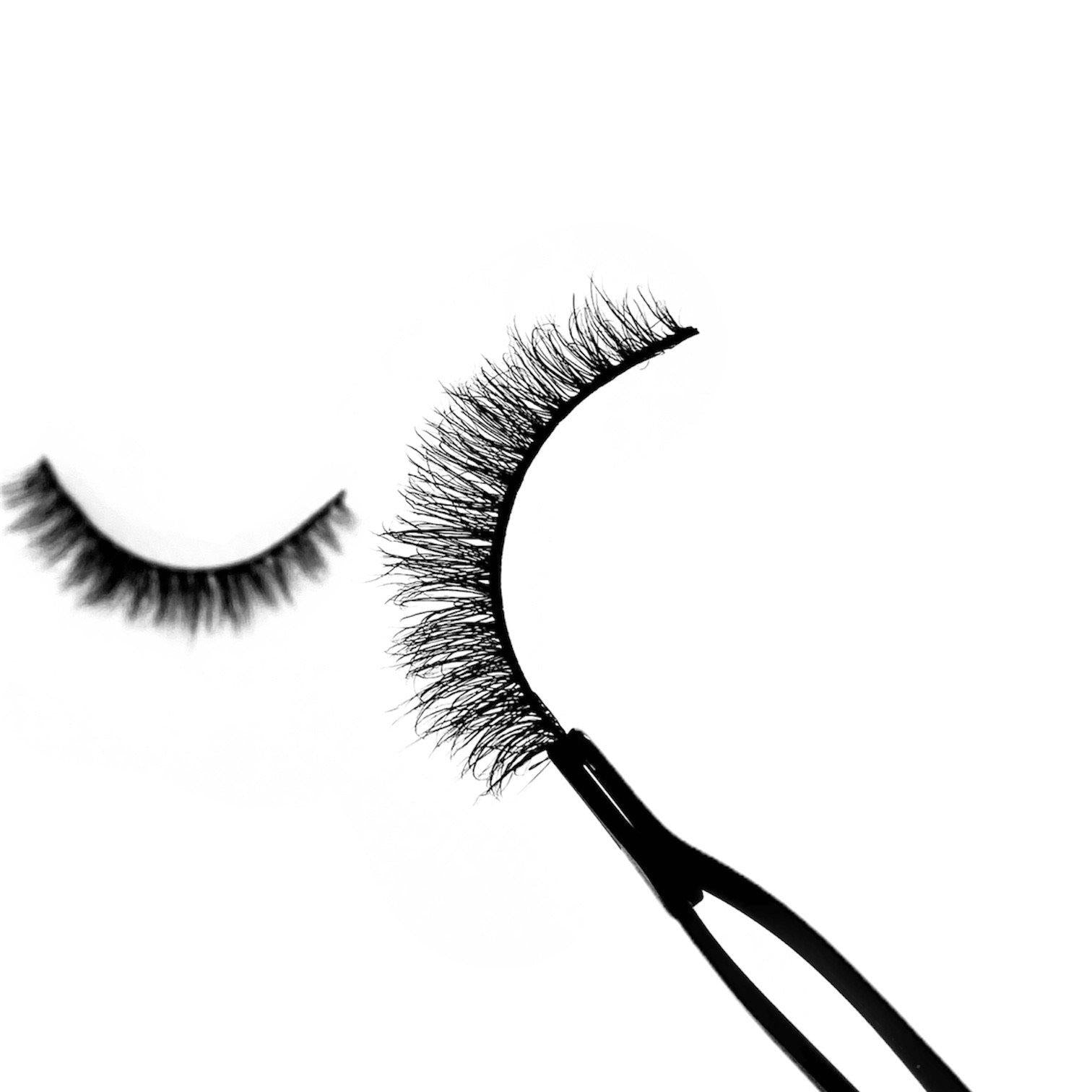 Mocha-Medium Volume-“Mocha” is perfect if you’re looking for short length lashes without compromising a little volume. Our “Mocha” lashes were designed for our ladies that wear glasses. Their short length blends perfectly with your natural lashes and has added length to the outer corners for a cute cat-eye look. Also perfect for ladies that are looking to enhance their short natural lashes with a little more volume and curl. Description Handmade, Cruelty-Free, Wear up to 30x Material: 100% Mink 