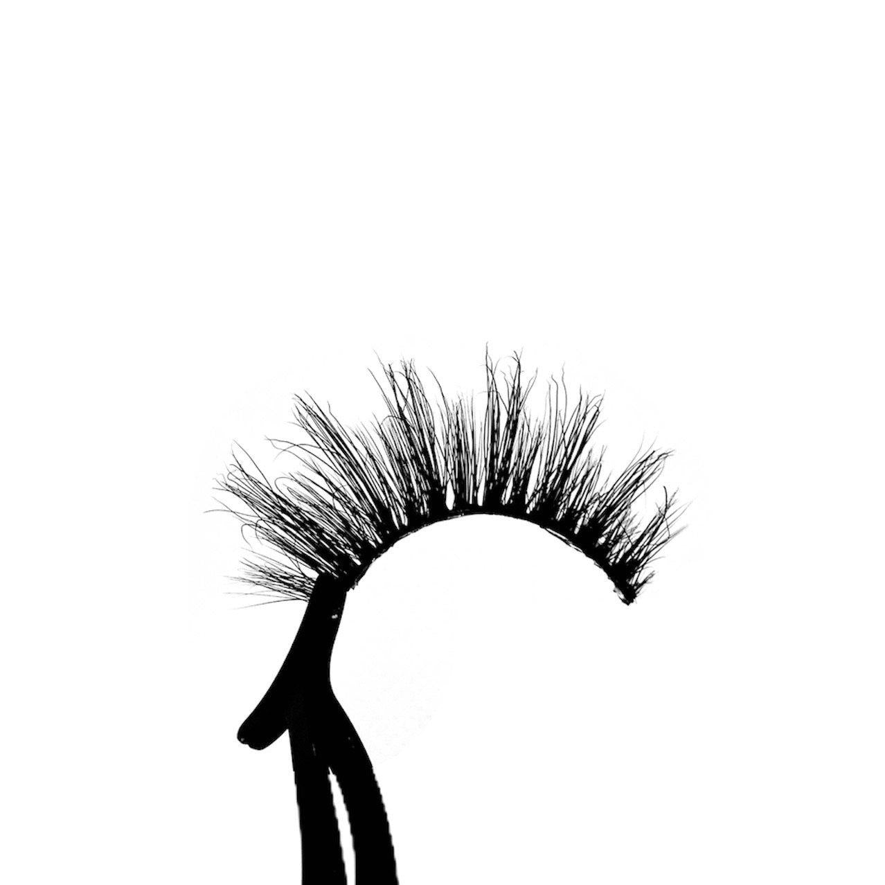 Charmer-Medium Volume-Our super cute, wispy, and flirty 3D Mink lashes “Charmer” are quite the charm! “Charmer” is a MUST HAVE for your natural lashes collection, especially if you love wispy lashes. The layered lengths plus added length on the outer corners is the perfect combo for a fun, flirty look. Description Handmade, Cruelty-Free, Wear up to 30x Material: 100% Mink Band: Black Cotton Band Volume: Medium Style: Wispy, Flirty, Cat-eye, Natural To Use: Measure and size your lashes by placing