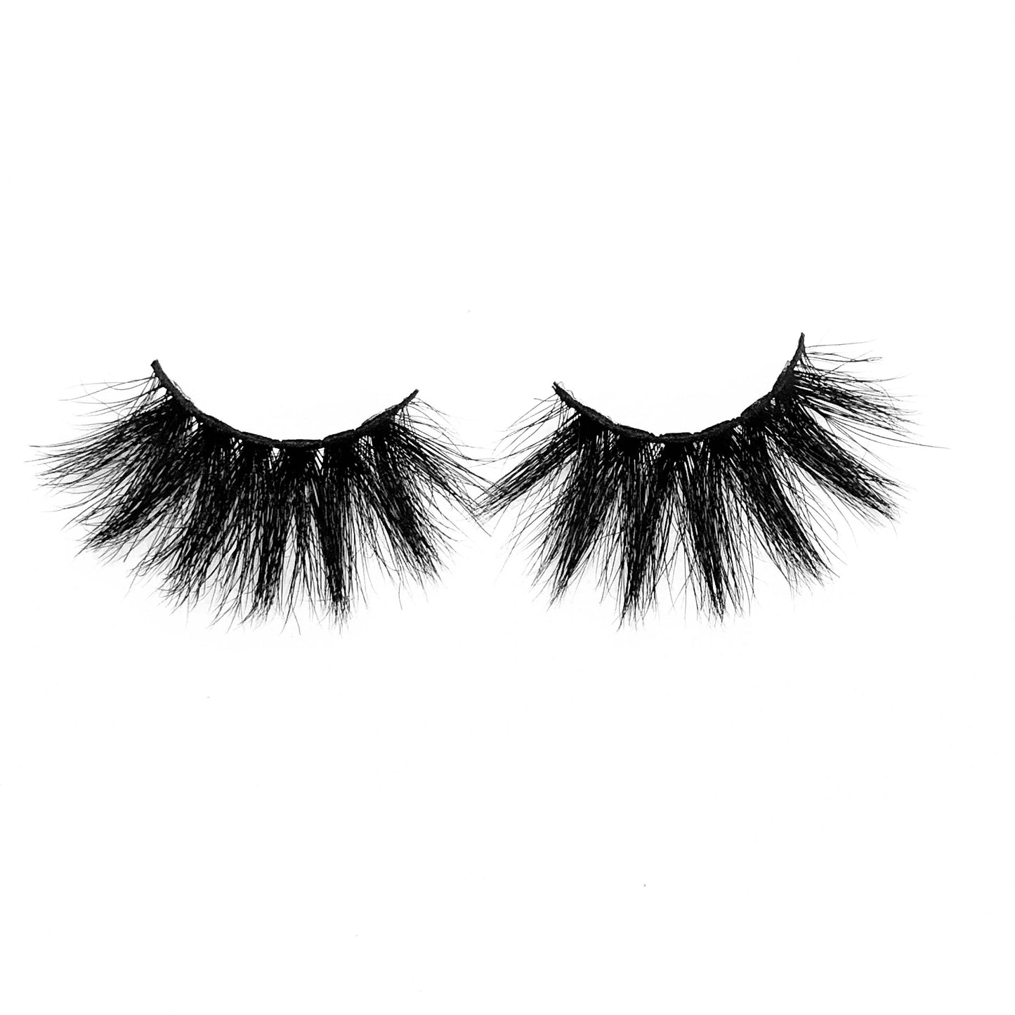 Alpha Femme (3-Pack)-Mega Volume-This set includes (3) 25mm mink lashes: Cardi Chyna Koriyan Description Handmade, Cruelty-Free, Wear up to 30x Material: 100% Mink Band: Black Cotton Band Volume:Mega Volume Style: Extra Long, Dramatic, Wipsy To Use: Measure and size your lashes by placing the false lash against your lash line where your natural lashes start. Using Mini Scissors, cut off the excess lash band length from the outer corners to ensure they fit properly. Apply a layer of Lash Adhesive