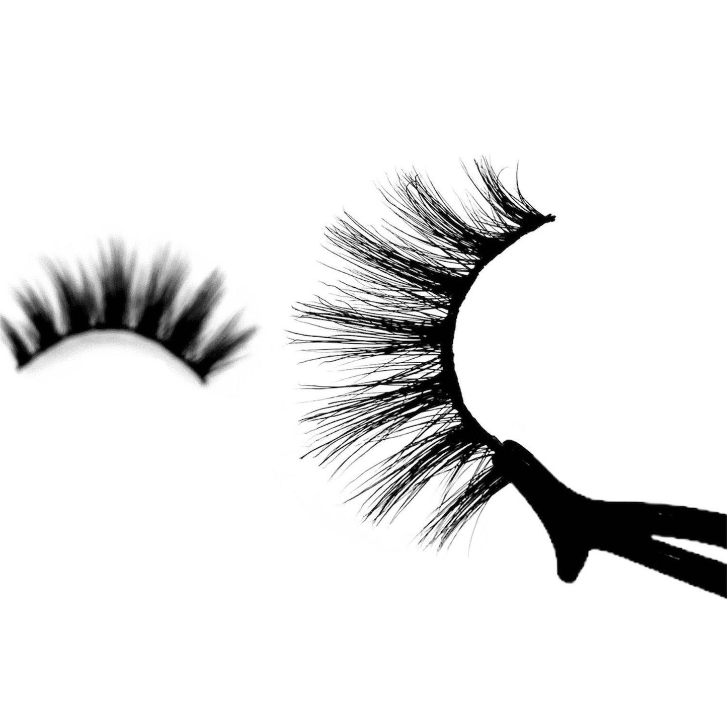 Sassy-Medium Volume-Our “Sassy” lashes are an entire vibe. They’re versatile and have that gorgeous wispy look that everyone loves. "Sassy” is a natural, flirty, medium volume lash that’s designed to enhance and brighten your eyes with longer lengths towards the middle. These are a MUST HAVE for your go-to collection. Description Handmade, Cruelty-Free, Wear up to 30x Material: 100% Mink Band: Black Cotton Band Volume: Medium Style: Wispy, Open-eye, Flirty, Natural To Use: Measure and size your 
